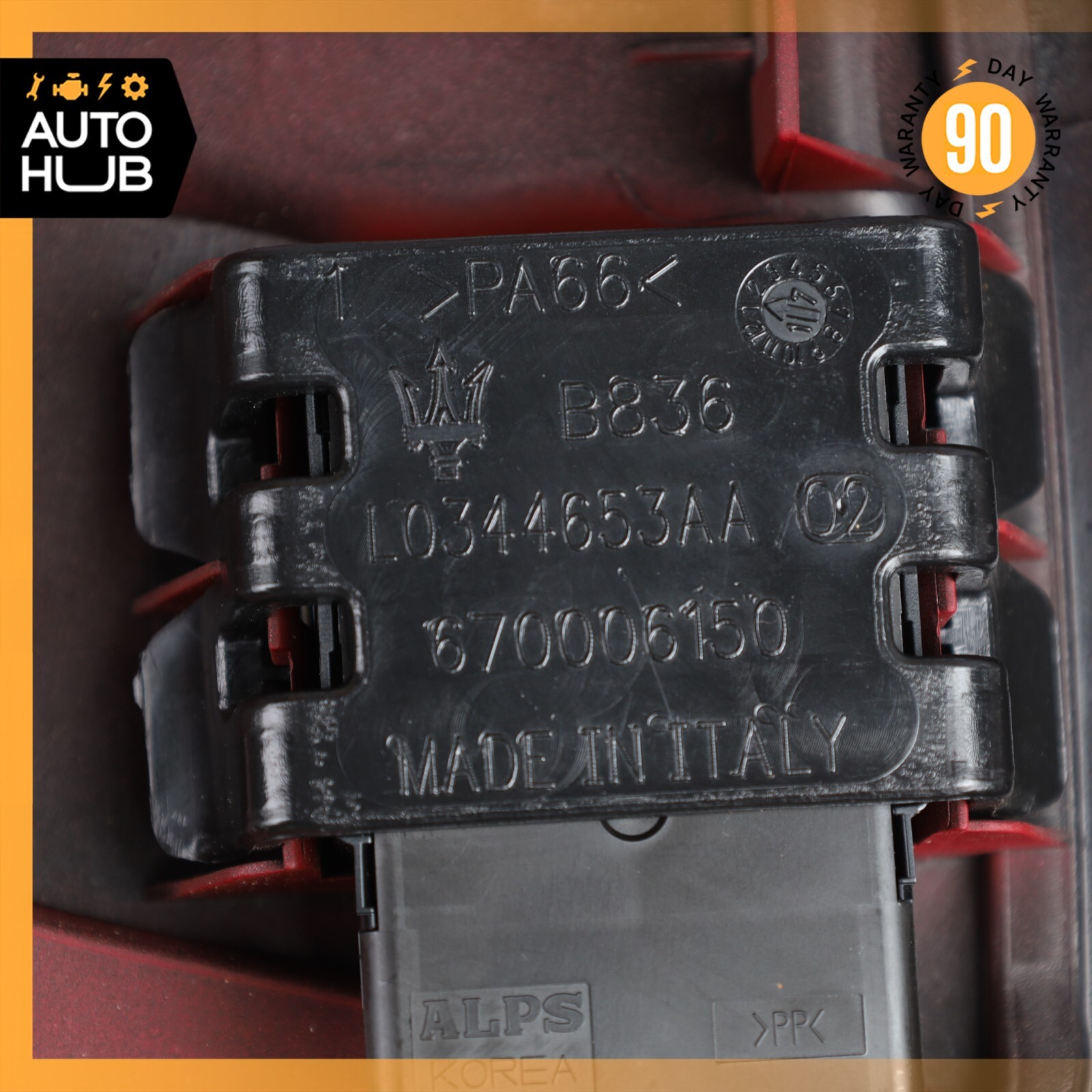 14-20 Maserati Levante S M161 Front Right Side Seat Switch Cover Trim OEM 26k