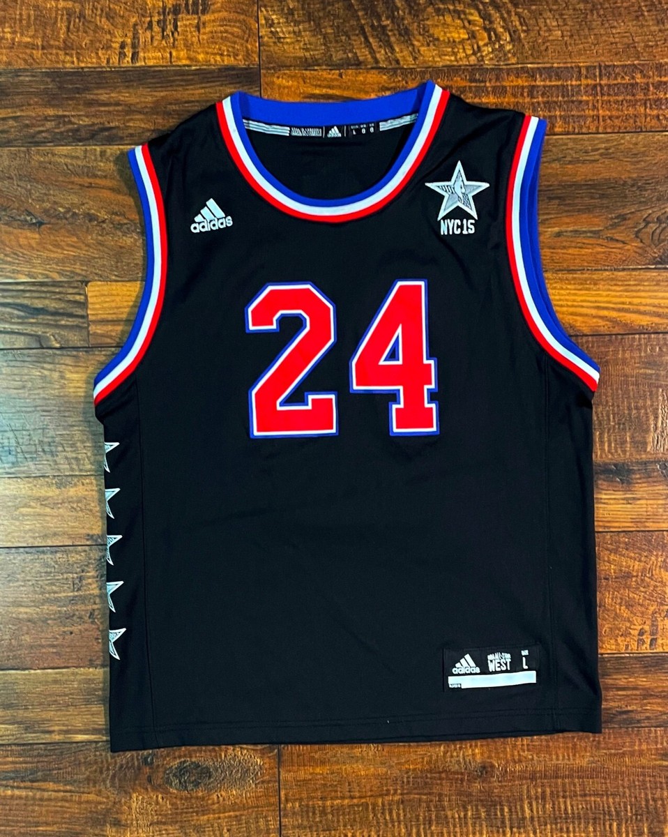 NBA ALL STAR 2015 LA LAKERS #24 KOBE BRYANT ADIDAS JERSEY SIZE