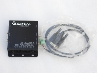 NOS Neu GEFEN Modell GTB UHD 2IRS ELR 4K Ultra HD Hdbaset Extender 2-WAY Ir &