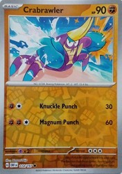 Crabrawler 114/197 Obsidian Flames Reverse Holo