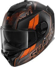 Shark Spartan GT Ryser Kao Orange Black Full Face Motorcycle Helmets