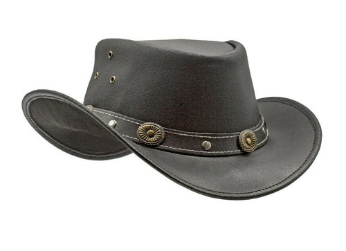 Genuine Leather Cowboy Western Hat | eBay