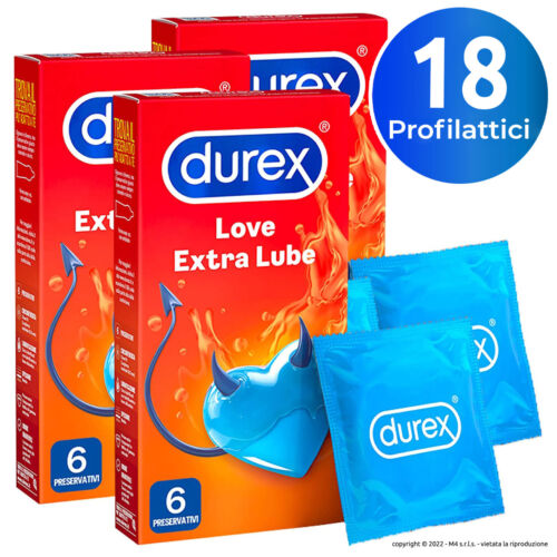 Preservativi Durex Love EXTRA LUBE Classici lubrificati Profilattici Easy-On - Zdjęcie 11 z 20