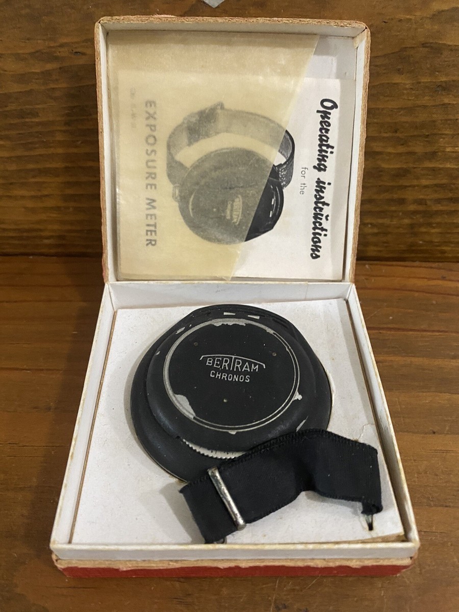 Vintage Bertram Chronos Germany Exposure Meter in Original Box | eBay