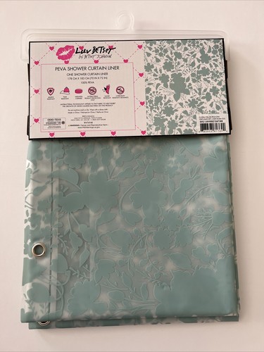 Neu mit Etikett Luv Betsey Betsey Johnson BLUMENFELDER Druck Duschvorhang Futter 70 Zoll x 72 Zoll - Bild 4 von 6