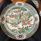 Antique Chinese Famille Verte Porcelain Plate - 10”