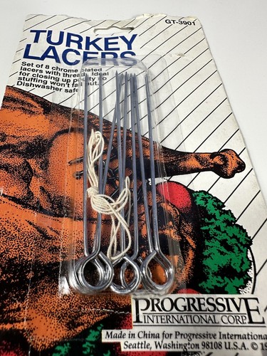 VTG Progressive International Corp. Turkey Lacers Thanksgiving Cooking Tie Up - Picture 3 of 7
