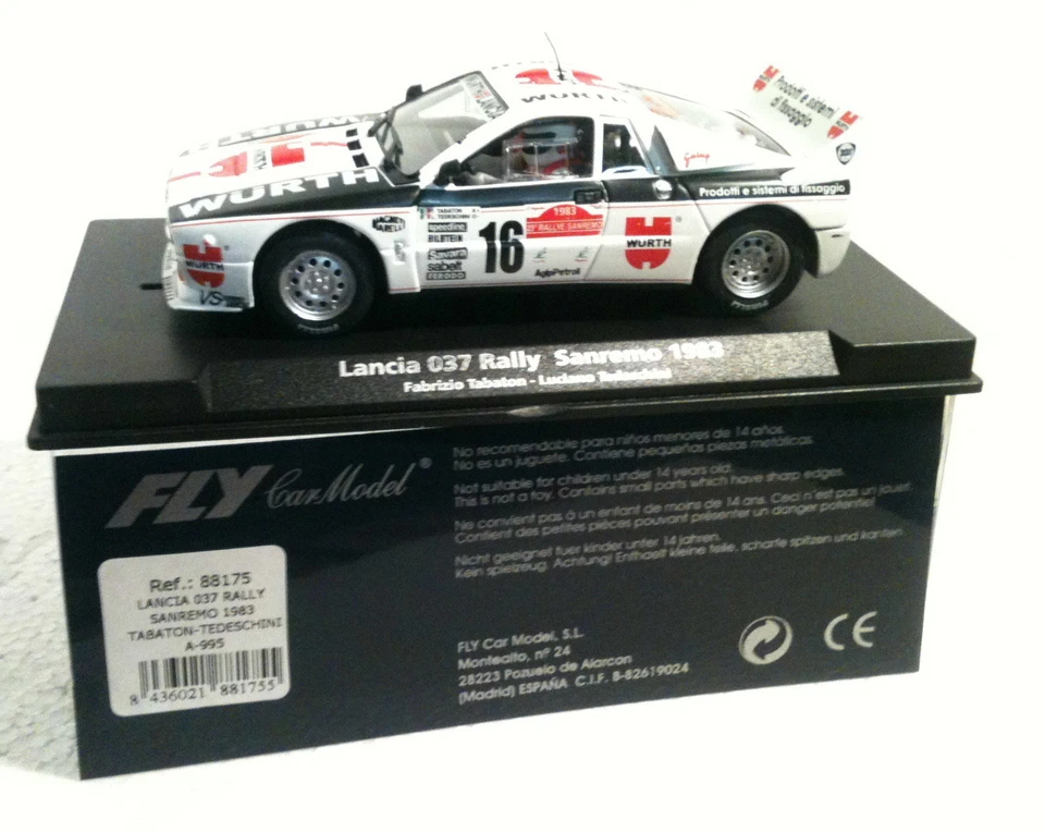QQ 88175 A-995 FLY Lancia 037 Saint Remo '83 Tabaton - Tedeschini - image 2 of 2