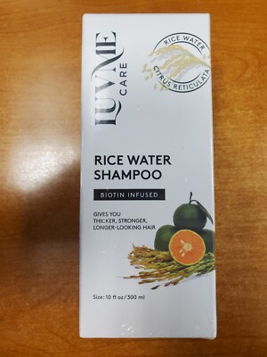 Luv Me Care Rice Water Hair Growth Shampoo 10 oz. Exp. 5/26 E11D