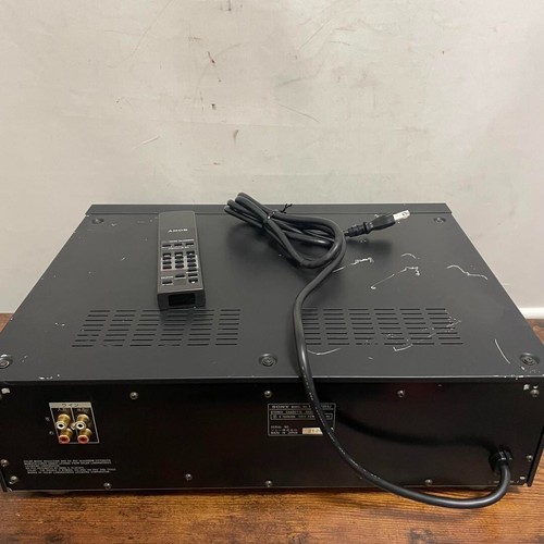 SONY TC-K222ESJ Cassette Tape Deck Réduction Bruit Audio Noir Fonctionnement Confirmer - Photo 6/8