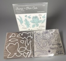 CTMH Stamp  Thin Cuts BLOSSOMING FRIENDSHIP  Z3707 New      Sale 