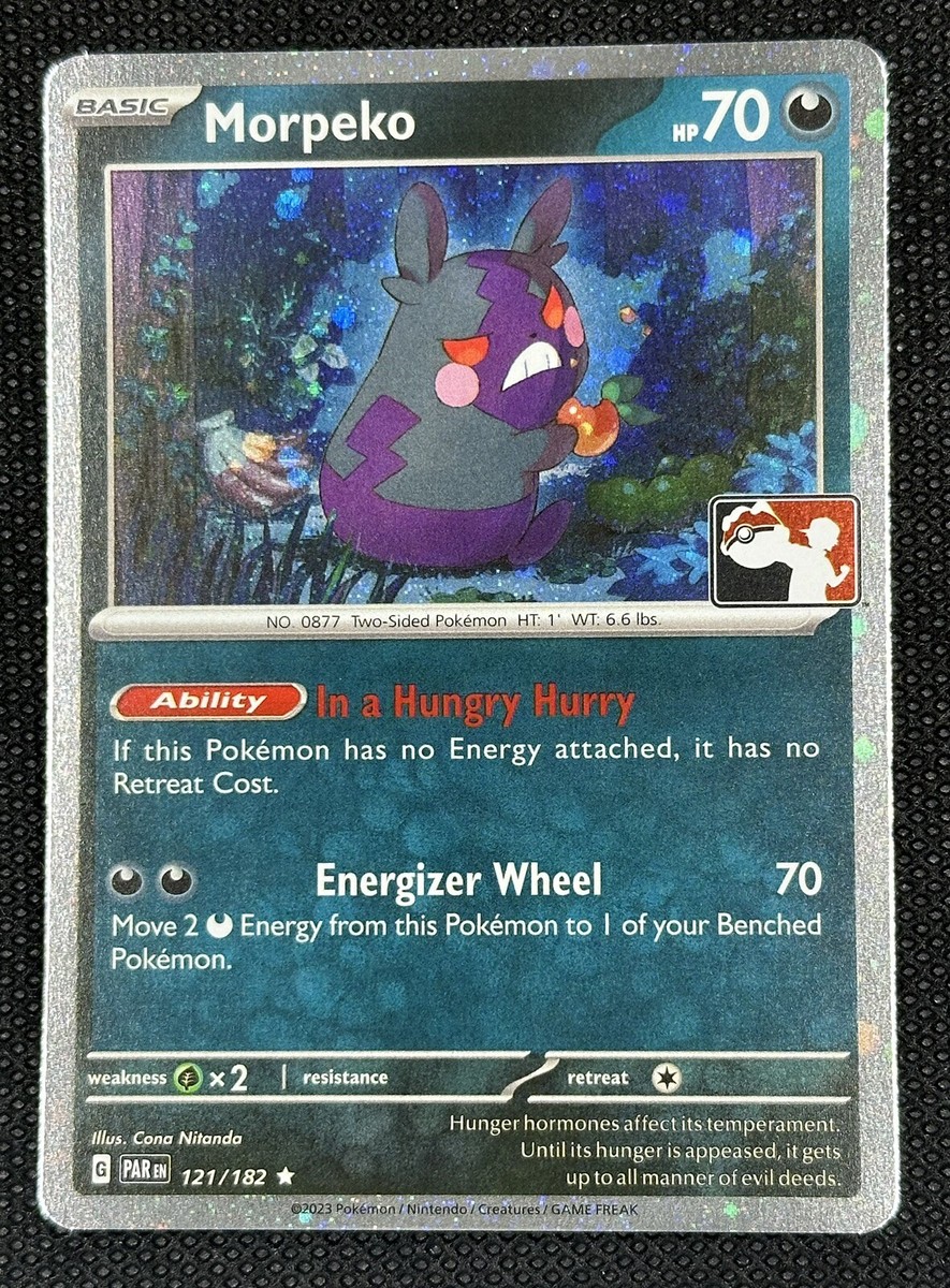 Morpeko Play! Pokemon Prize Series 5 Cosmos Holo Stamped