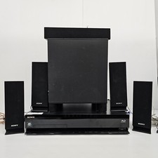 Sony HBD-E370 Blue-Ray DVD Home Theater System Receiver  Subw. Speakers read 