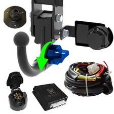 Für SEAT Toledo 2 1M 4-Tür Stufenheck (Stella) 01-06 AHK abnehmbar +ES 7p