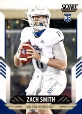 2021 Score #317 Zach Smith RC Tulsa Golden Hurricane