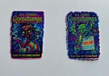 Goosebumps Stoner 2.5 Inch Holographic Sticker Set Of 2