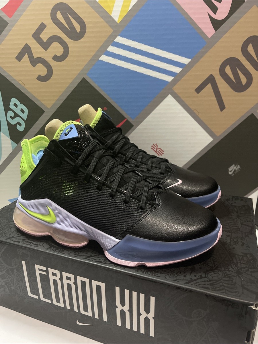 Nike LeBron XIX Low 19 Black Ghost Green Purple DO9829-001  display picture 1