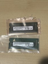 Laptop memory Micron 16GB 2x8GB RAM SODIMM DDR4 3200MHz MTA8ATF1G64HZ-3G2R1