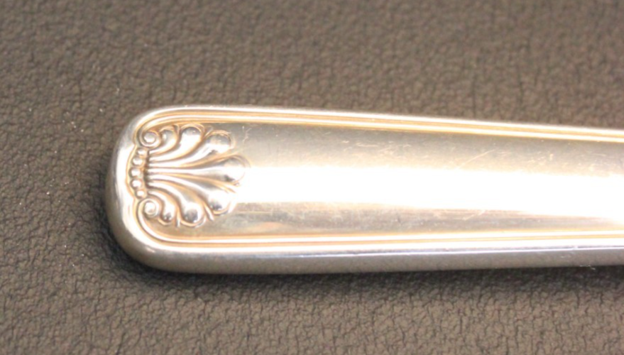 Tiffany & Co. Sterling Silver Shell & Thread Pattern Butter Knife