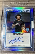 New 2025 Panini Prizm Lathan Ransom Significant Signatures Rookie Card #SSI-LRM