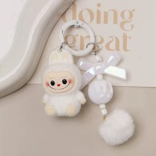 Cute Keychain, Soft Plush Bag Charm, Kawaii Accessory for Girls/Women