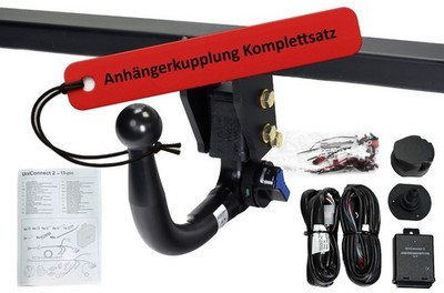 Anhängerkupplung Autohak abn. +ES 13 uni. für Skoda Fabia III Fließheck BJ 14-18