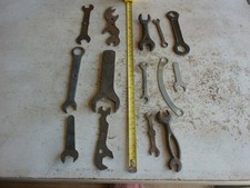 Vintage Lot Of 14 Various Wrench Tools Lot 26-22-e15