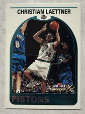 2000 Skybox NBA Hoops Christian Laettner Detroit Pistons #17