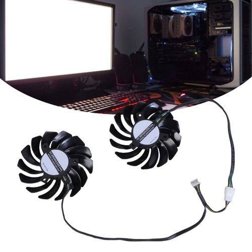 2Pcs PLD09210B12HH 85mm 4Pin Video Card Cooling Fan For GTX1660S Graphics Card - Afbeelding 2 van 8
