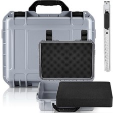 1 Pcs Waterproof Hard Case with DIY Customizable Foam Insert 11.3 x 8.7 x 4.2