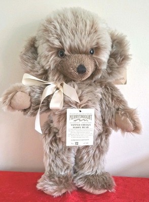 Merrythought Tipped Cheeky Teddybär 15 cm Mohair Limited Edition Nr 72/500
