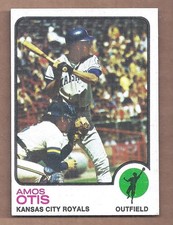 1973 Topps #510 AMOS OTIS **CENTERED** NEAR MINT CONDITION