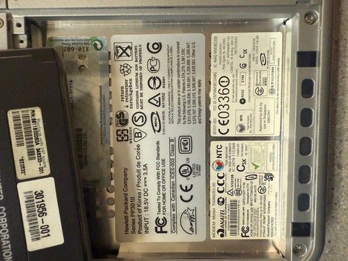 HP Compaq tc1100 Tablet PC Pentium M 1GHz 256MB. BATTERY ISSUE BUT READ DESCRIPT - Picture 7 of 14
