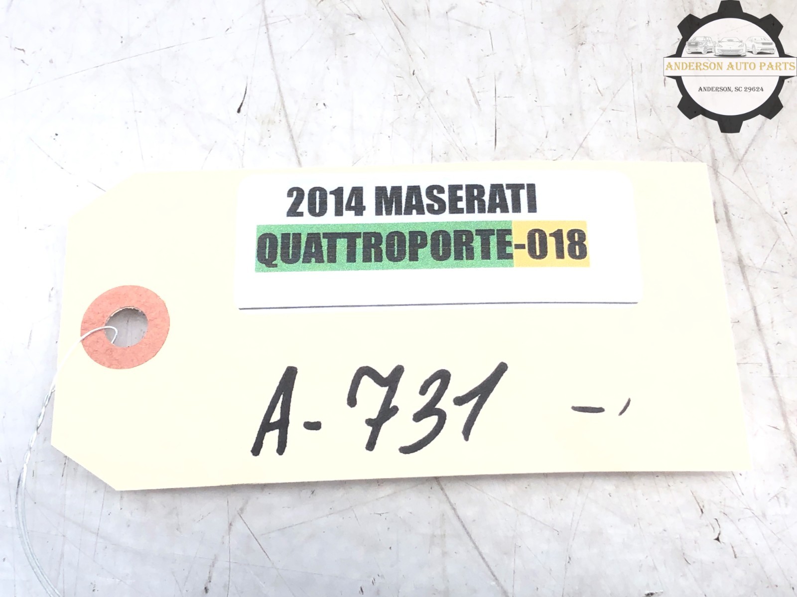 2014-2020 MASERATI QUATTROPORTE 3.8L V8 ENGINE AUXILIARY COOLANT WATER PUMP OEM