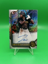 JAMES WOOD 2022 BOWMAN CHROME PROSPECT MEGA BOX MOJO AUTOGRAPH #BCMA-JW AUTO