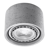 Deckenleuchte Spot Beton Klein Ø 14 Cm H: 9 Cm GU10 Deckenlampe KüChe Flur