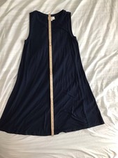 LOFT Dark Blue Mini Dress dress up or go casual, easy to pack