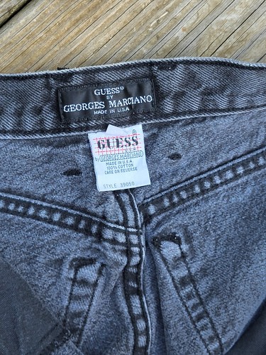 Guess Vintage USA Made 39050 High Rise Mom Jeans. Black, Women's 29. GUC!! - Picture 10 of 20
