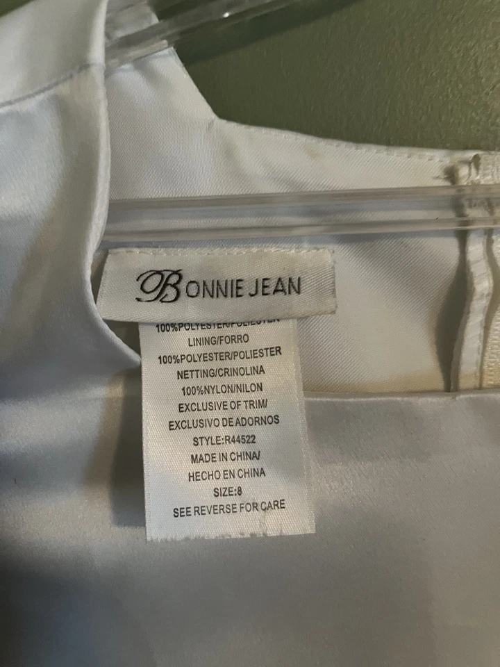 Flower Girl Dress Size 8 - Image 3 of 3