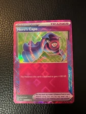 Hero's Cape 152/162 ACE SPEC Sv05: Temporal Forces Holo F5 PACK FRESH NM