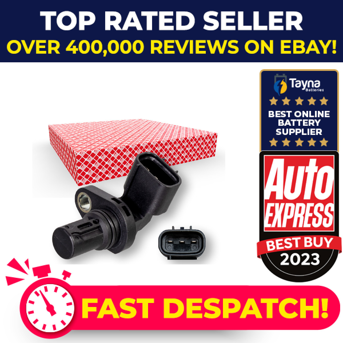 RPM / Crankshaft Sensor 176640 Febi 3322058J20 Genuine Top Quality Guaranteed