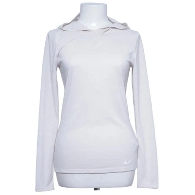 Nike, sweat à capuche, taille : XS, beige, polyester/viscose, unicolore #ZcP - Photo 1/4