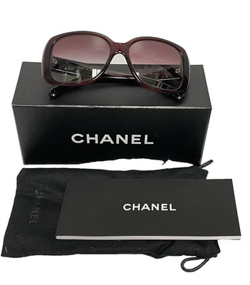 CHANEL womens sunglasses 5234Q red rouge rose lenses c539/3P brand new