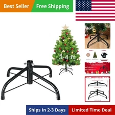 Christmas Tree Stand, Revolving Artificial Tree Base for Tre