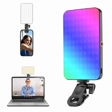5000 mAh Portable Selfie Light for iPhone: RGB Rechargeable Phone 5000mAh-RGB