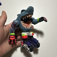 Vintage 1995 Mattel Street Sharks Moto Streex Action Figure Rollerblades