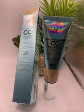 IT Cosmetics LIGHT CC Oil Free Matte Ful Cover Cream SPF 40 1.08 oz ea
