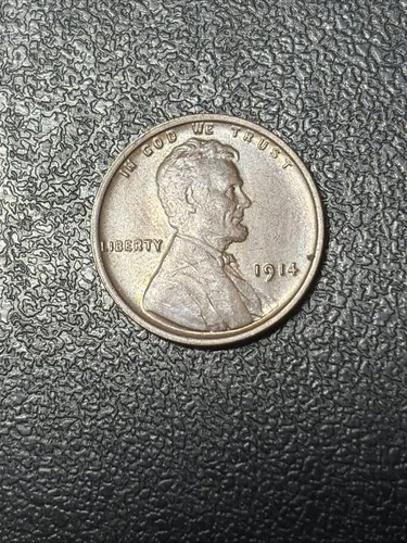 1914 Lincoln Cent Uncirculated Brown