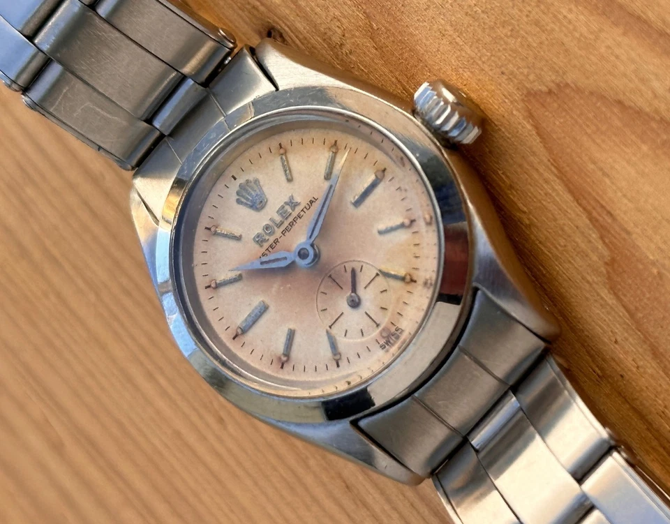 Vintage Rolex Ladies Oyster Perpetual 6504 Automatic 24 mm Watch Circa 1958 - Image 4 of 4