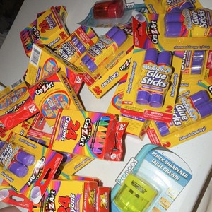 Cra-Z-Art Washable Glue Sticks, Purple Disappearing Finish, School Quality Lot